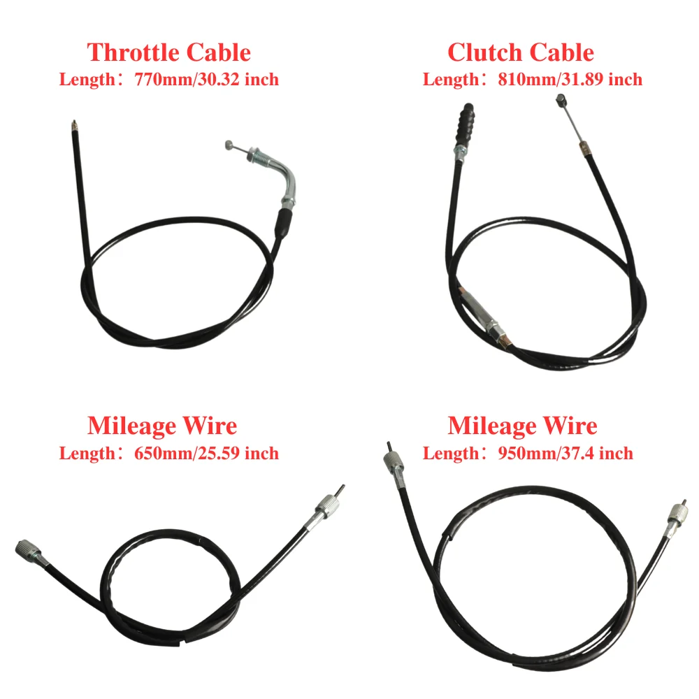 Motorcycle Speedometer Cable Clutch Cable Throttle Cable for Honda Z50 Z50A Z50J Z50R Mini Trail Monkey Bike Replacement Parts