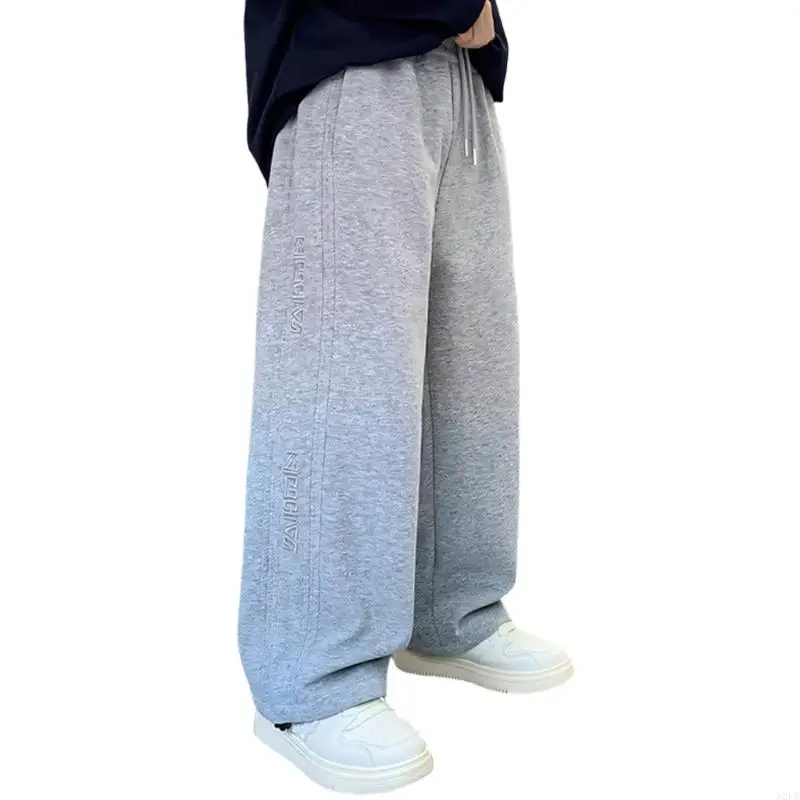 Dehnbare Joggerhose für große Jungen, atmungsaktiver und weicher Stoff, perfekt für sportliche Freizeitkleidung und den Gebrauch – Detail 2