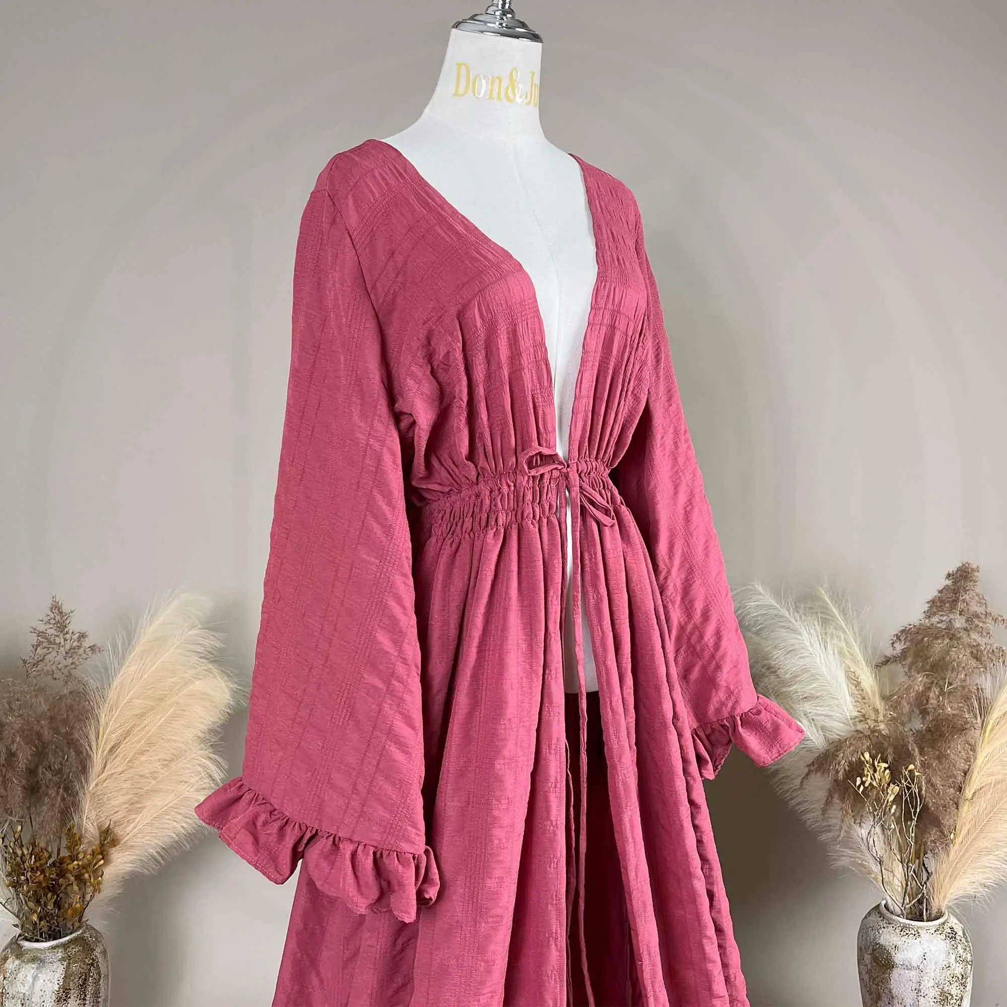 فستان زفاف مثير من Don&Judy للنساء الحوامل، فستان نسائي طويل الأكمام للمناسبات الرسمية والحفلات.