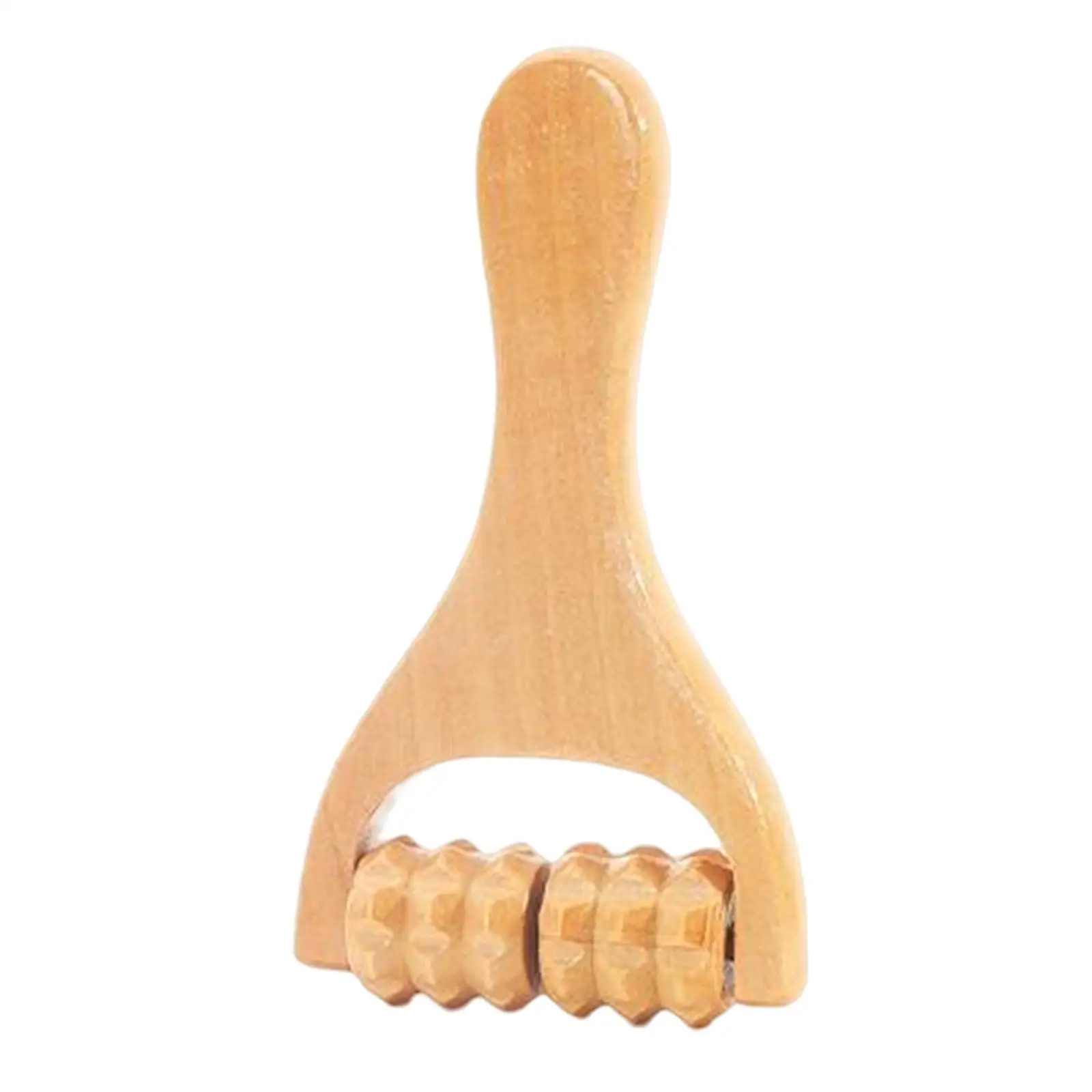 Manuelles Hand-Rollenmassagegerät aus professionellem Holz für Fuß, Taille, Schulter