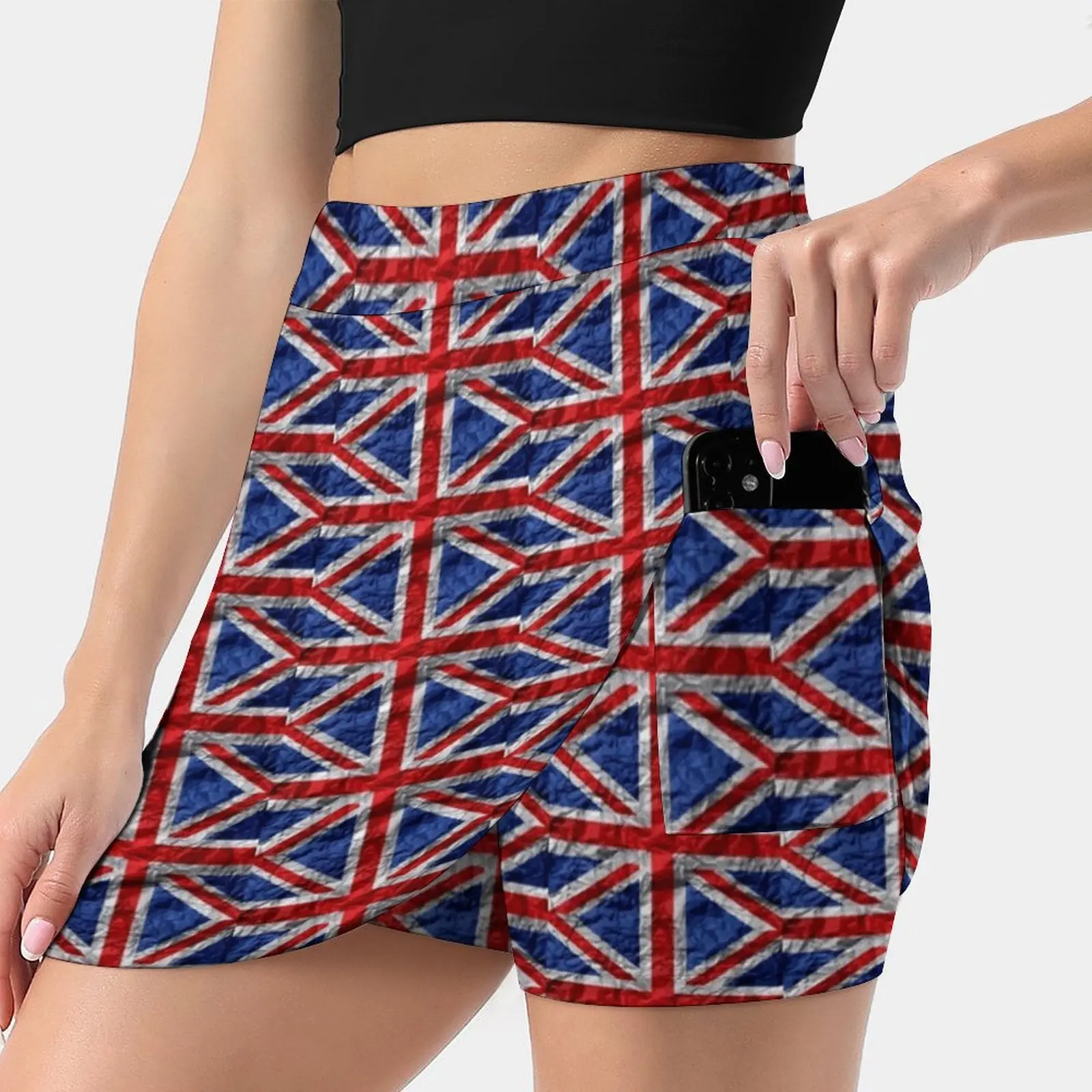 Copy Of Flag Of Britain Summer Women'Sshorts Skirt 2 In 1 Fitness Yoga Skirt Tennis Skirts British Flag Uk England Wales