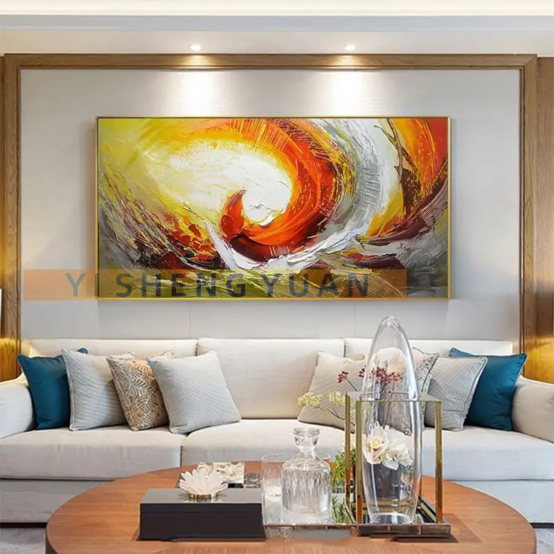 

Modern Abstract Texture Acrylic Canvas Paintings Wall Decor Picture Art 100% Hand-painted Oil Painting home decoration