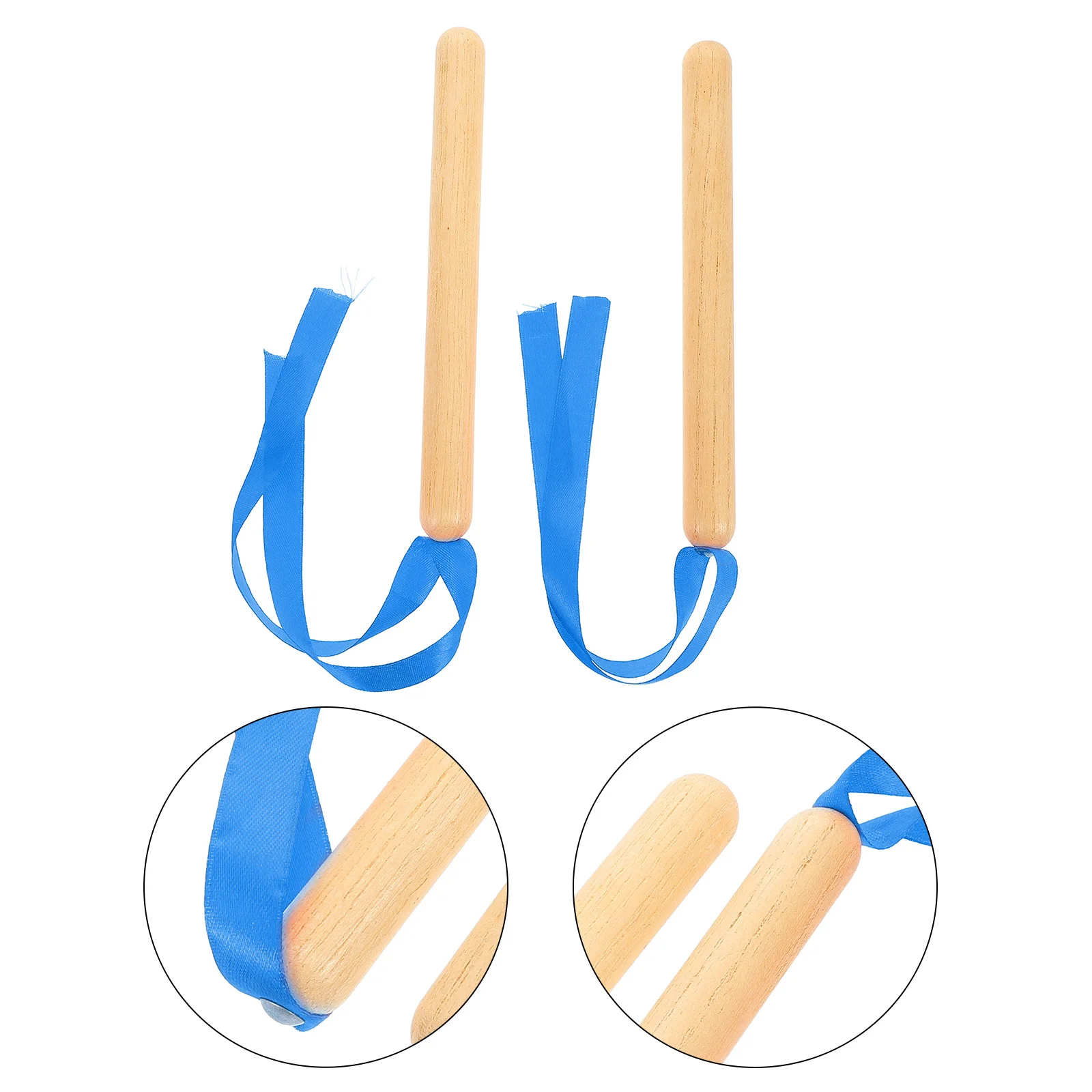 

1Pair Wooden Percussion Sticks Classical Musical Tools Safe Reliable Excellent Craftsmanship for Children of All Ages