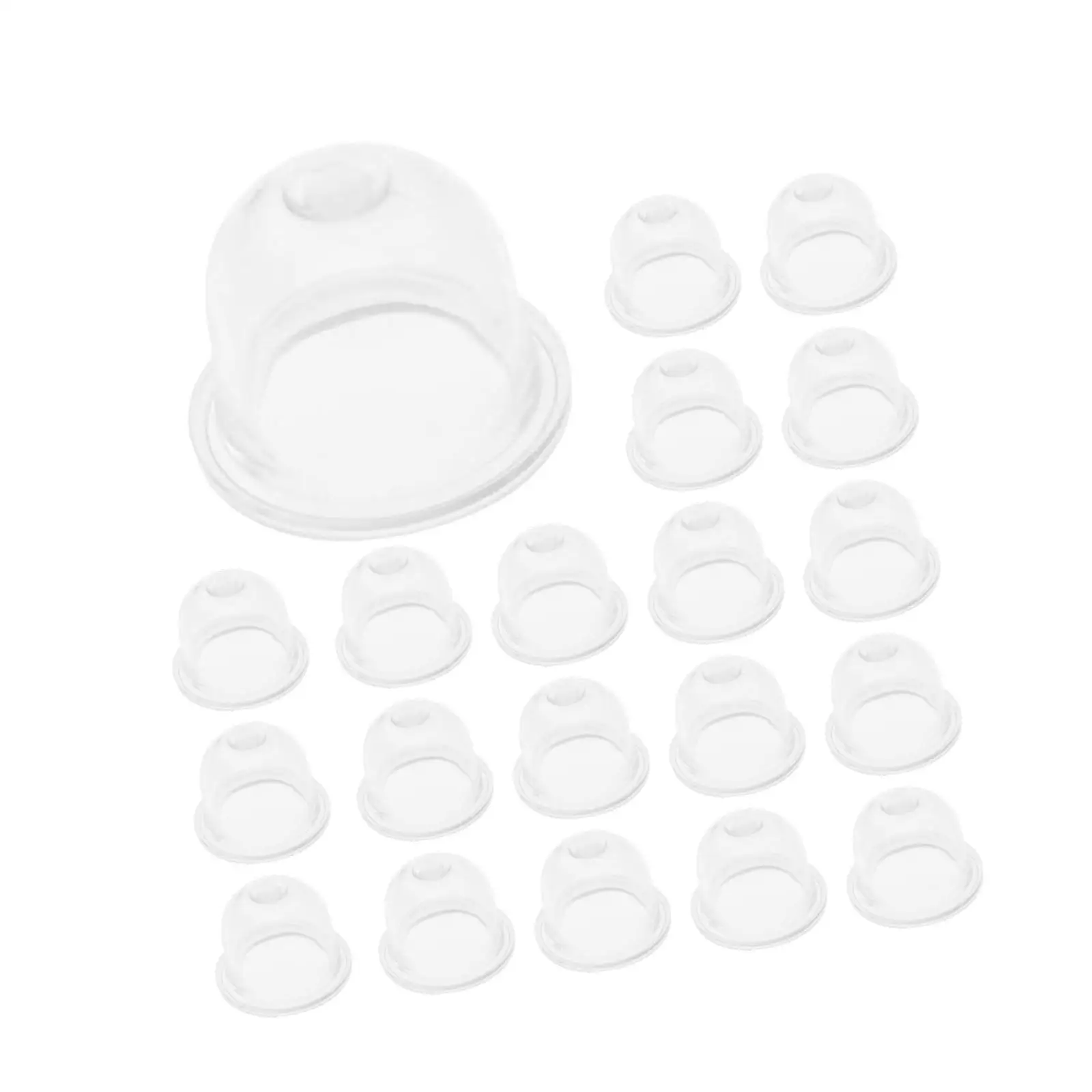 20Pcs Lawn Mower Oil Cups Equipment Portable Parts Easy Installation Supplies Bulb Oil Cups for Patio Outdoor Hedge Trimmer