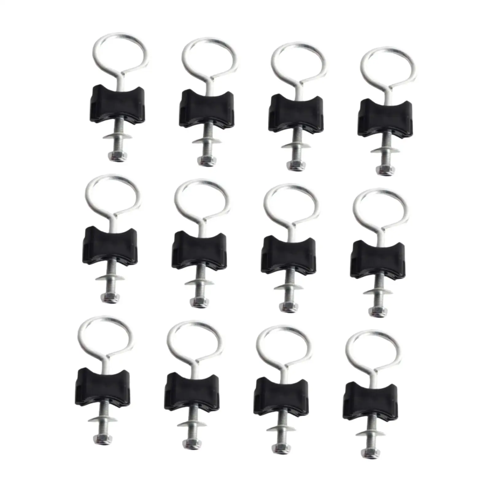 

12x Trampoline Screws Enclosure Pole Spacers 95mm Jumping Bed Screws Replacement Part Bolts and Nuts Trampoline Accessories