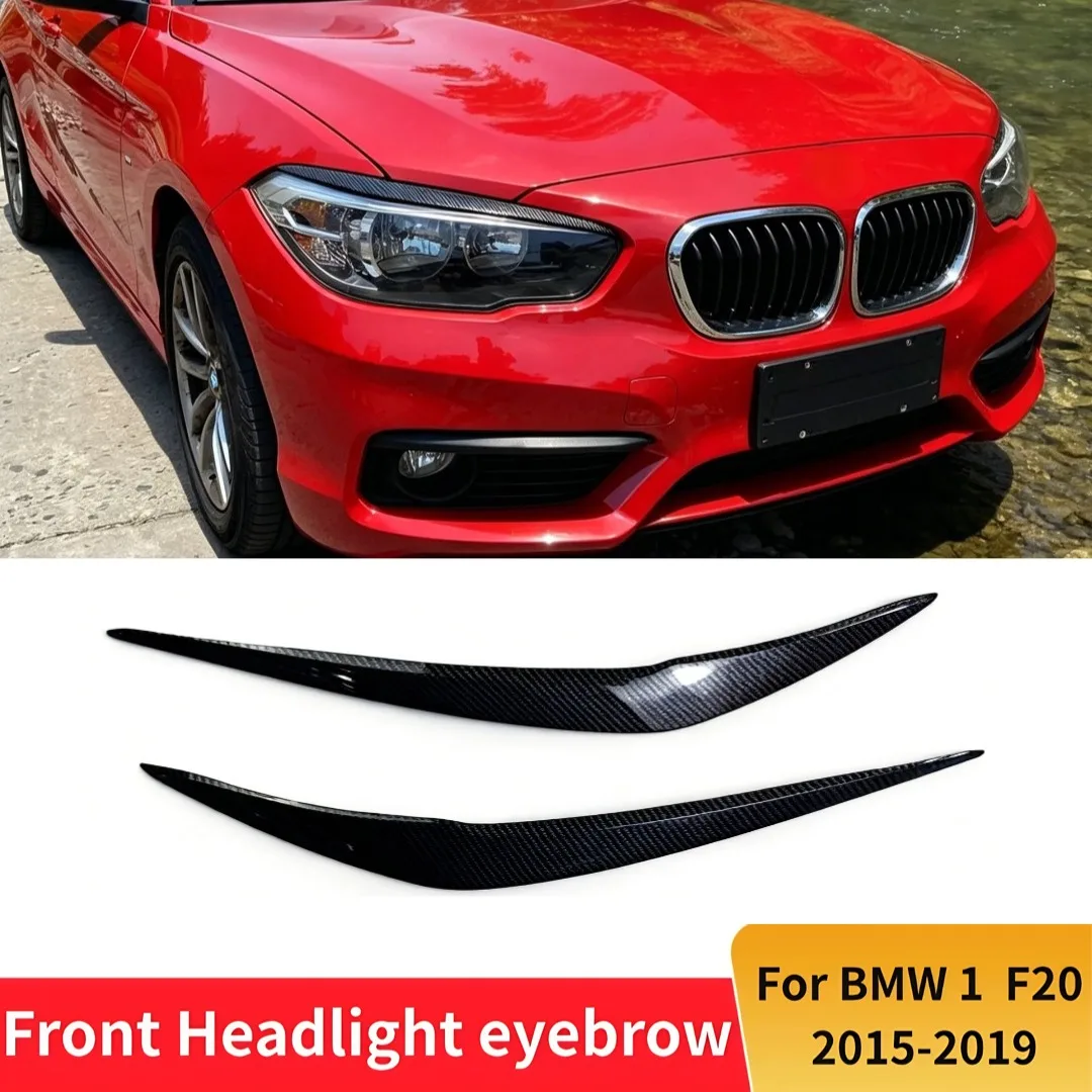 Frontscheinwerfer Augenbraue Augenlid Abdeckung Trim Für BMW 1er F20 F21 116d 118i 120i 120d M135i 2015-19 Tuning Zubehör Körper Kit
