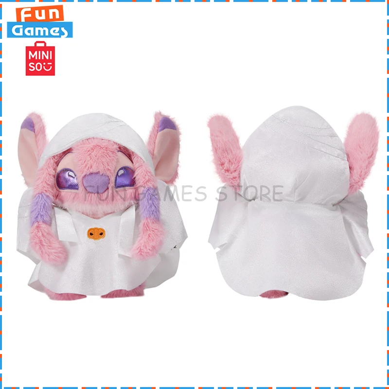 

Новый MINISO Stitch Хэллоуин серии плюшевые игрушки куклы аниме фигурки на заказ Коллекционные игрушки украшение для комнаты подарки на день рождения