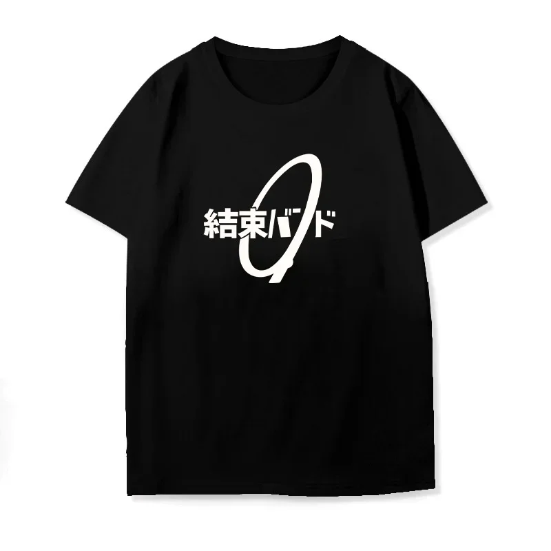 2024 BOCCHI THE ROCK Cosplay Apparel Hitori Gotoh Ijichi Nijika Men's Women's T-Shirt Spring Summer 100% Cotton