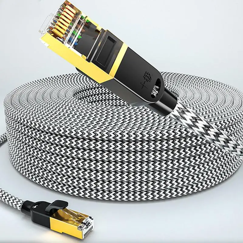 Cat6 Ethernet Cable Lan Cable Low Attenuation Ethernet Cable Vertical Cable Anti-Interference High-Speed Connection For Home And