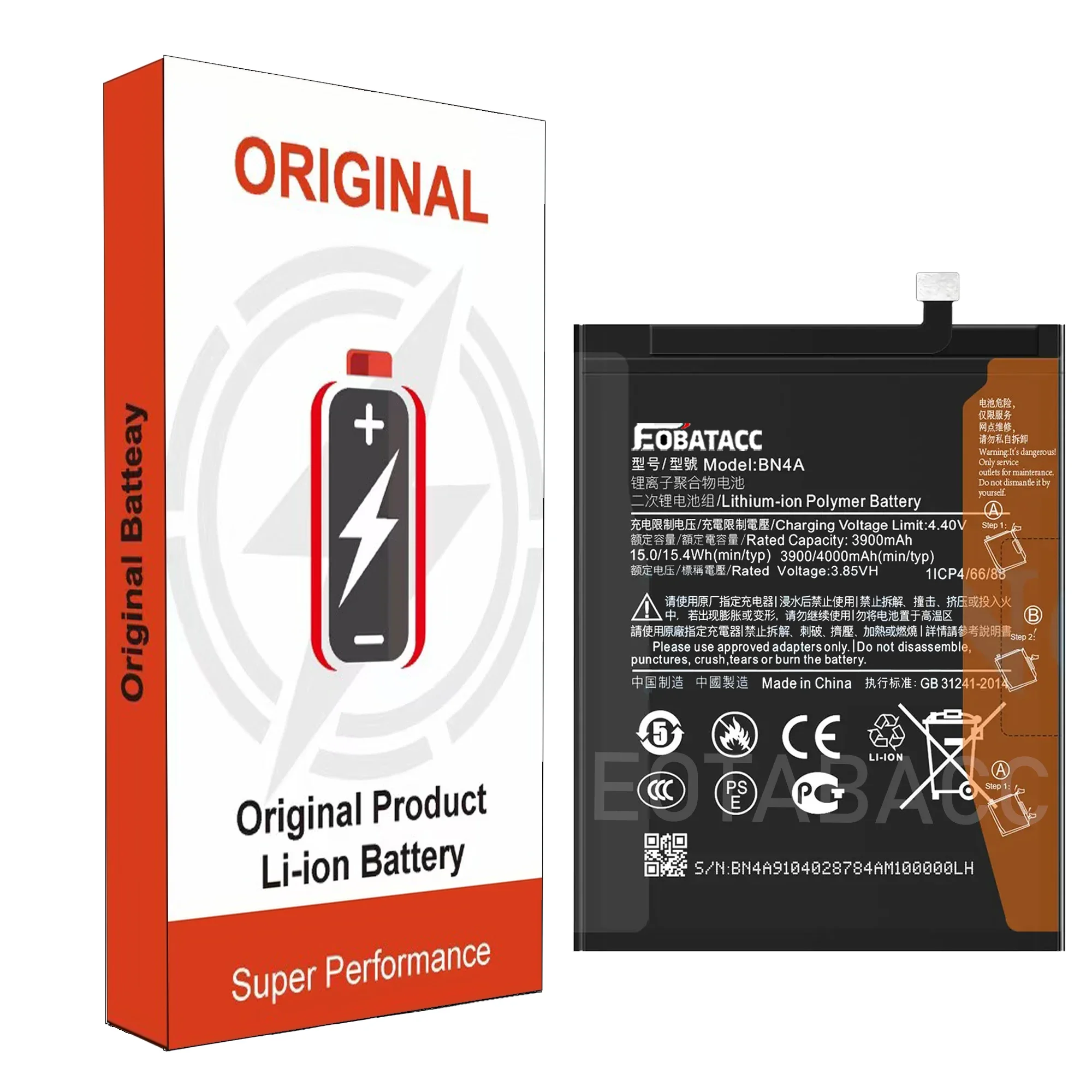 2025 Years EOTABACC 100% Orginal BN4A 4000mAh Battery For Xiaomi Redmi Note 7 Note 7 Pro M1901F7C High Quality Phone Batteries +