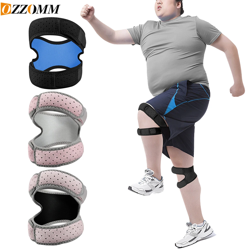 

1 шт., поддерживающий ремень для сухожилий надколенника больших размеров, регулируемый неопреновый наколенник для бега, артрита, джемпера, восстановления после травм в теннисе