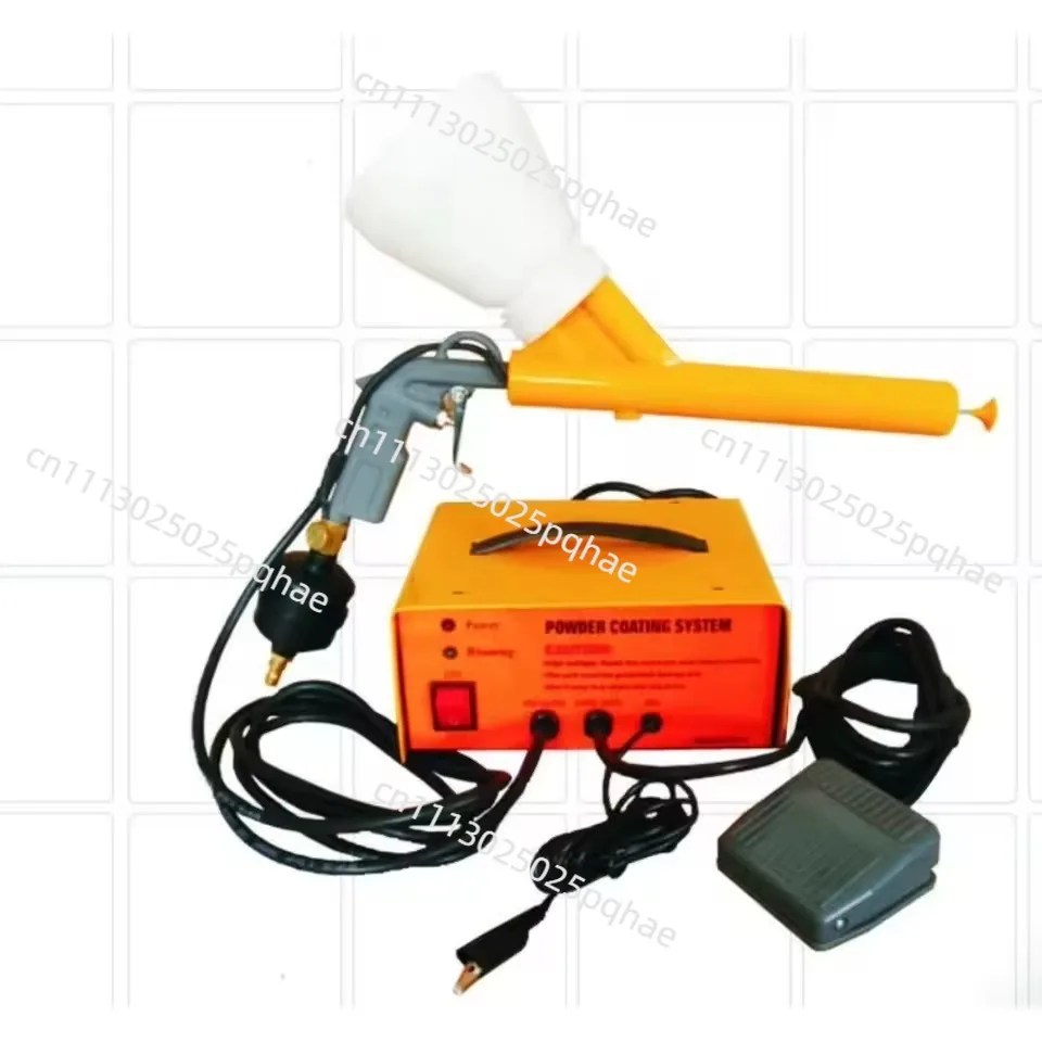 Easy to Operate Metal Spraying Machine Painting Equipment 100% QA Powder Coating gu n with Plastic Bottle