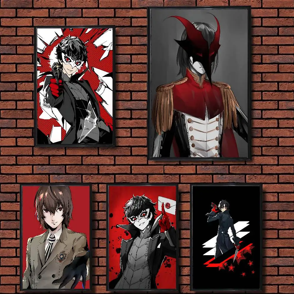 Goro Akechi Persona Joker Poster Poster Paper Print Home Living Room Bedroom Entrance Bar Cafe Art Painting Decoration