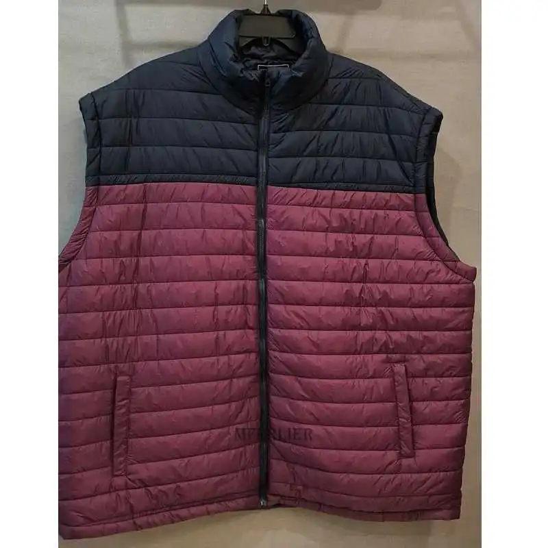 Winter Men Sleeveless Vests Jackets patchwork Plus Size 10XL 12XL 13XL 14XL Cotton-Padded Vests Coats Warm Waistcoats 16XL 250KG