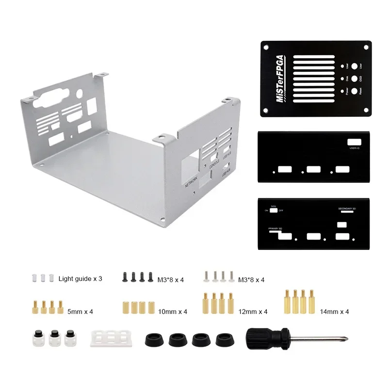 حافظات معدنية لمجموعة miste FPGA ، بدلة تحكم أساسية ، اللوحة الرئيسية ، V6.1 I O Board ، محور USB جديد ،