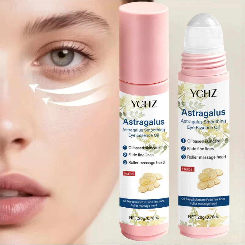 [Instant Lifting and Firming] Astragalus Smoothing Eye Essence - Eye Oil Quickly Smooths Puffy Eyes, Hydrates, Brightens, and Reduces Dark Circles, Eye Bags, and Wrinkles. It's Perfect for Puffy Eyes and Helps Reduce Signs of Fatigue, Dullness, and Sagging. Rolling Design - Portable and Easy to Use. Moisturizing Eye Cream - Eye Cream Stick - Anti-Aging Eye Essence - Day and Night Skincare 20g