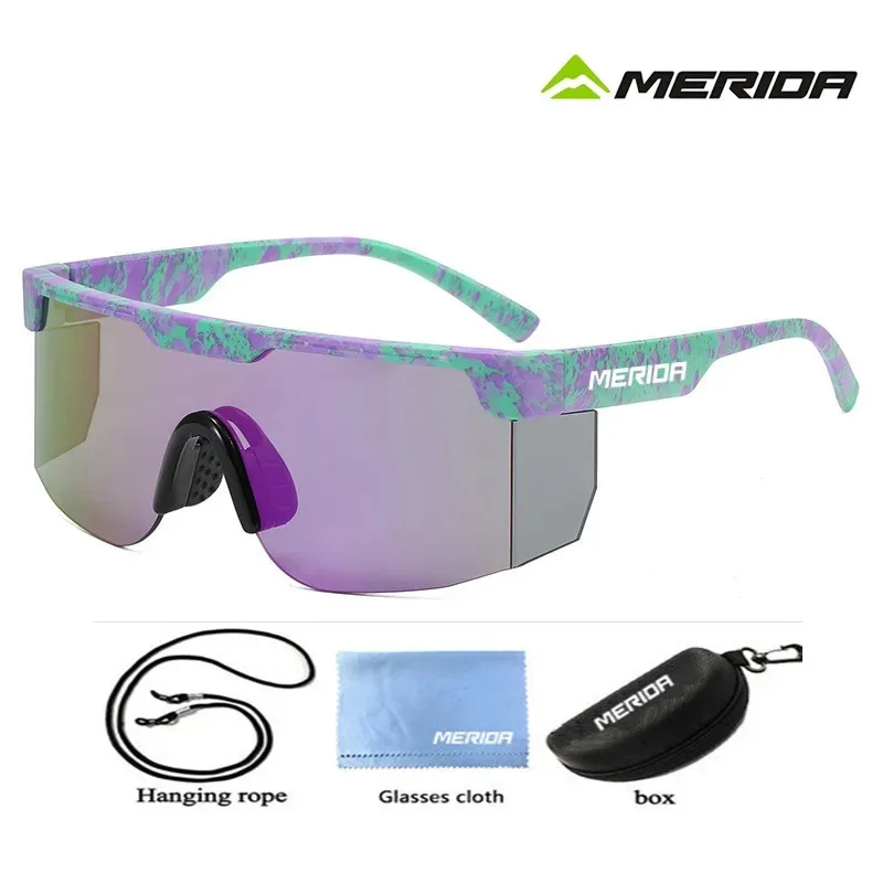 نظارات شمسية MERIDANew للرجال والنساء لركوب الدراجات UV400، نظارات قيادة لتسلق الجبال، نظارات شمسية للتصوير الفوتوغرافي في حفلات العطلات