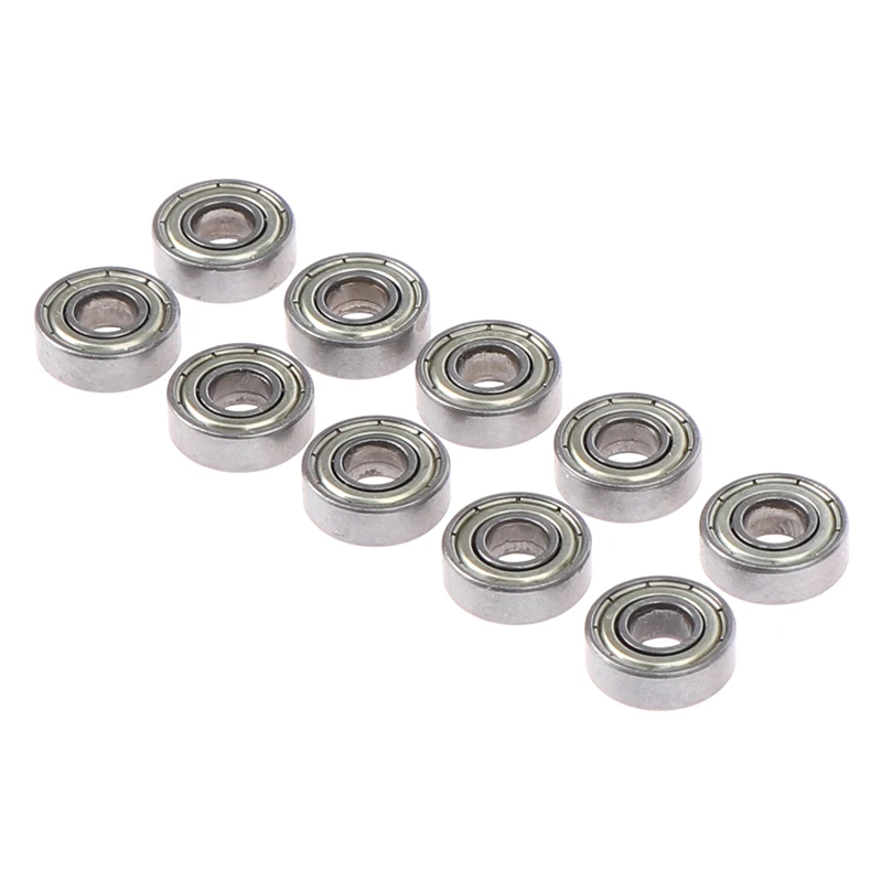 10 قطعة محامل مصغرة من الفولاذ الكربوني الكروي ذو الأخدود العميق 696ZZ