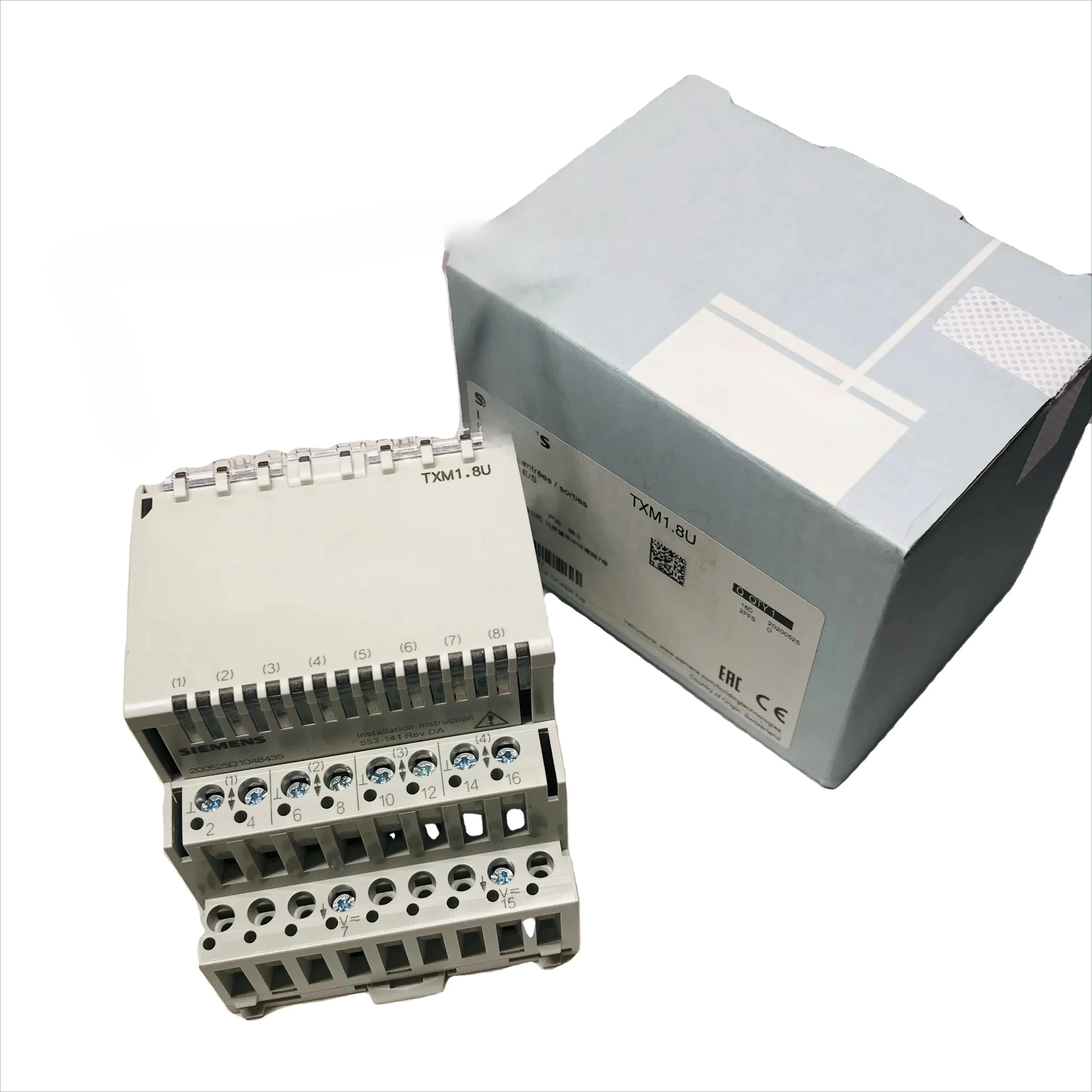 FOR TXM1.8U  8   Inputs/outputs with LED signal / Fault Indication   AC / DC 12-24 V