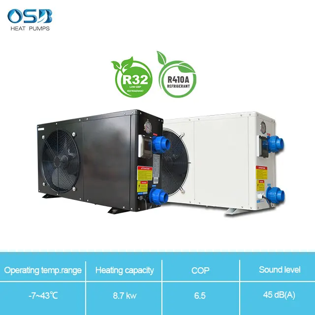 Electric Inverter Swimming Pool Heat Pump Water Heater for Above Ground Pools Outdoor Use with WiFi Tankless Air Source Pro