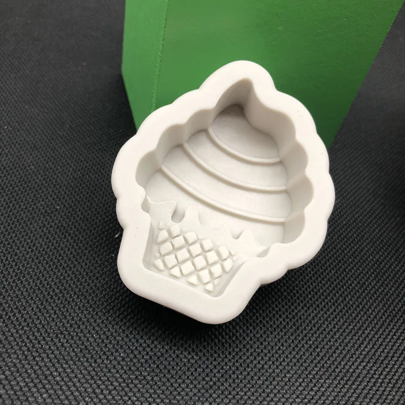 Cheese cone ice cream crystal Epoxy mold aroma plaster ultra light clay cake chocolate decoration