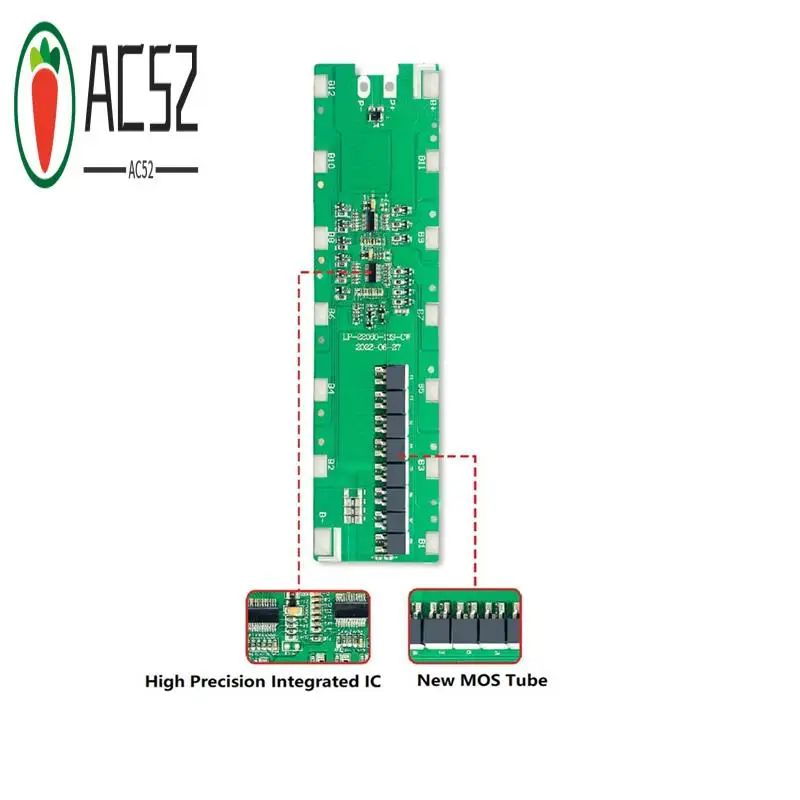 

Серия AC52-13, тот же порт, 20 А, электрический аккумулятор, автомобиль, электромобиль, встроенная плата, плата защиты литиевой батареи