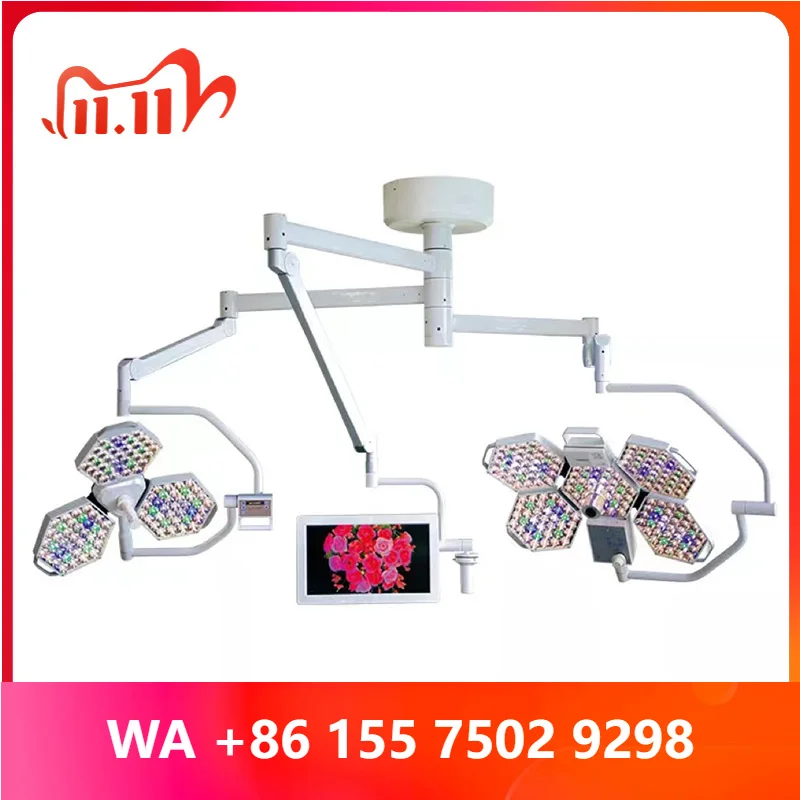 MN-OL3+5-T Double Head LED Shadowless , 3+5 Petal iling Operating Light with &