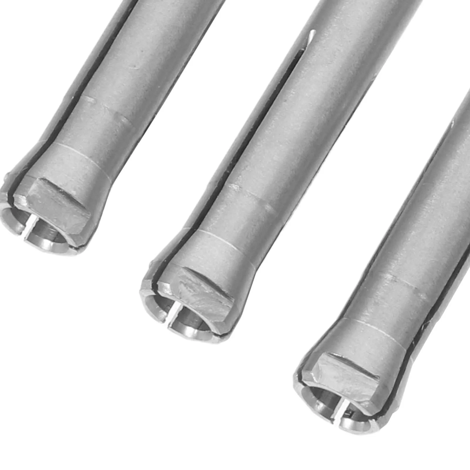 4 pçs mandril de broca do prego de aço inoxidável três mandíbulas primavera pinça substituição para salão profissional diy ferramentas manicure acessórios