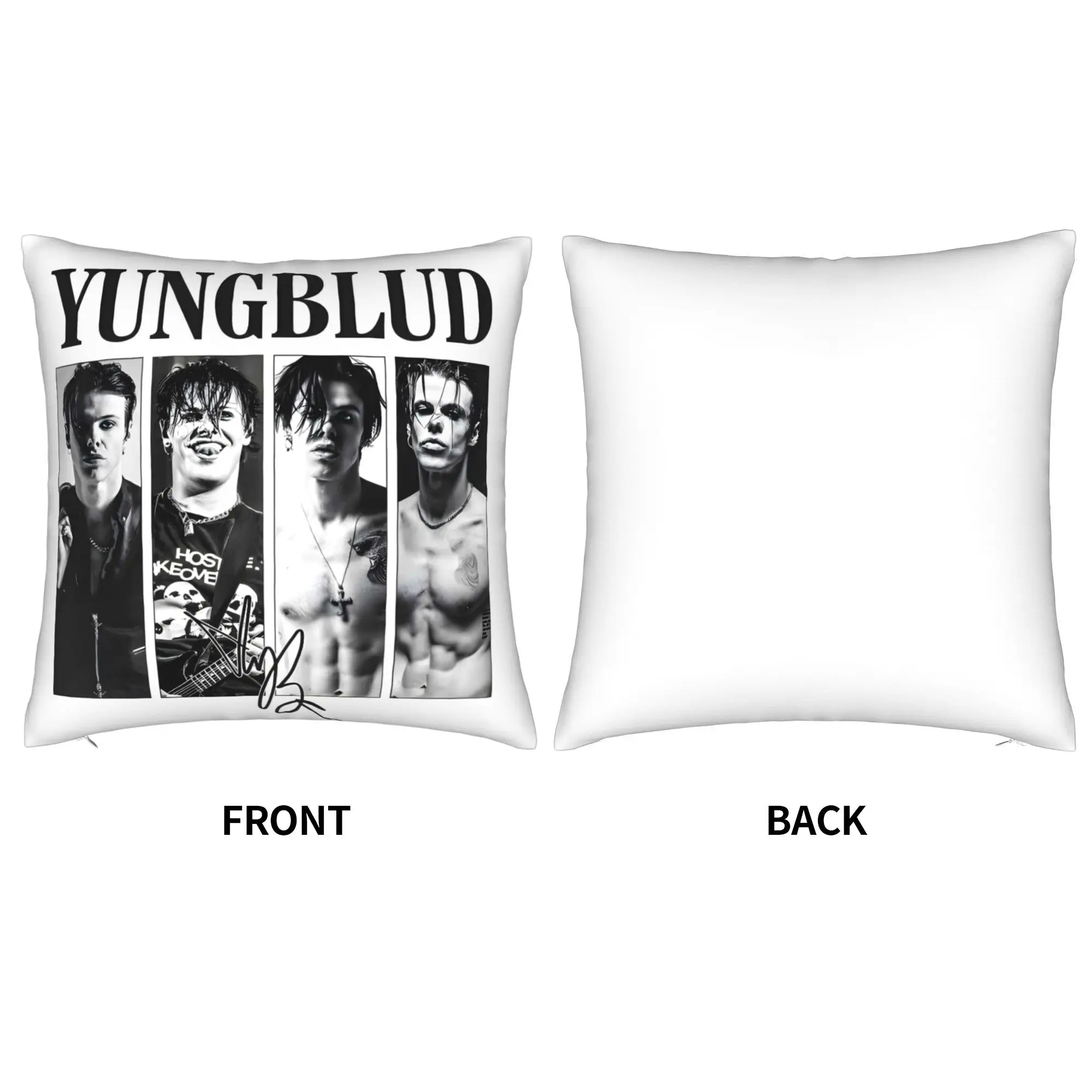 Customize Y-Yungblud Stylish Living Room Decorative Cushion Cover with a Single-Sided Print for Contemporary And Minimalist Spac