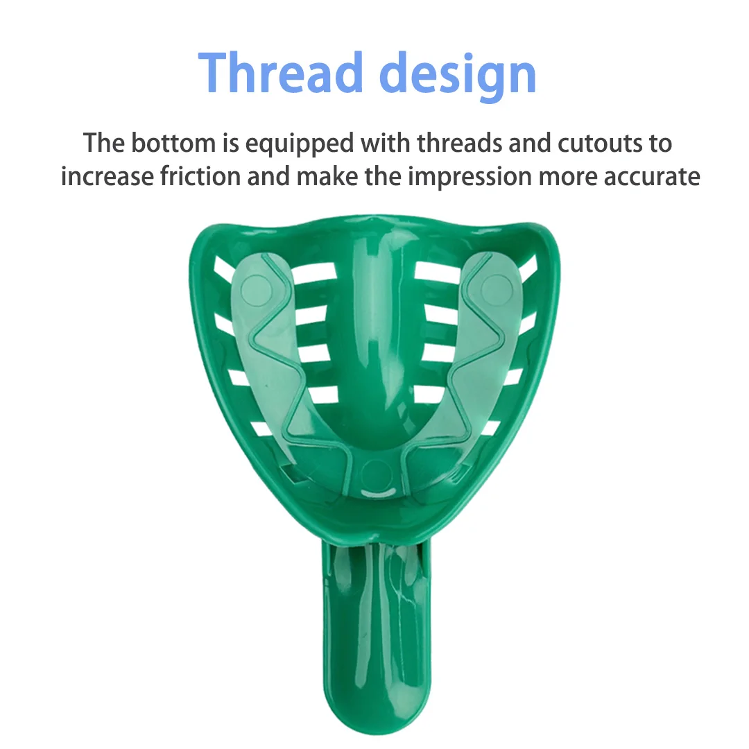 Dentistry Adult Child Impression Tray Oral Impression Tools Model Dental Tray Mesh Plastic Dental Consumables