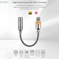 HiFi Audio CK31993 Decoder Chip DAC Type-C to 3.5mm Jack Amp Adapter, Ideal for iPhone16/15 Samsung Xiaomi iPad