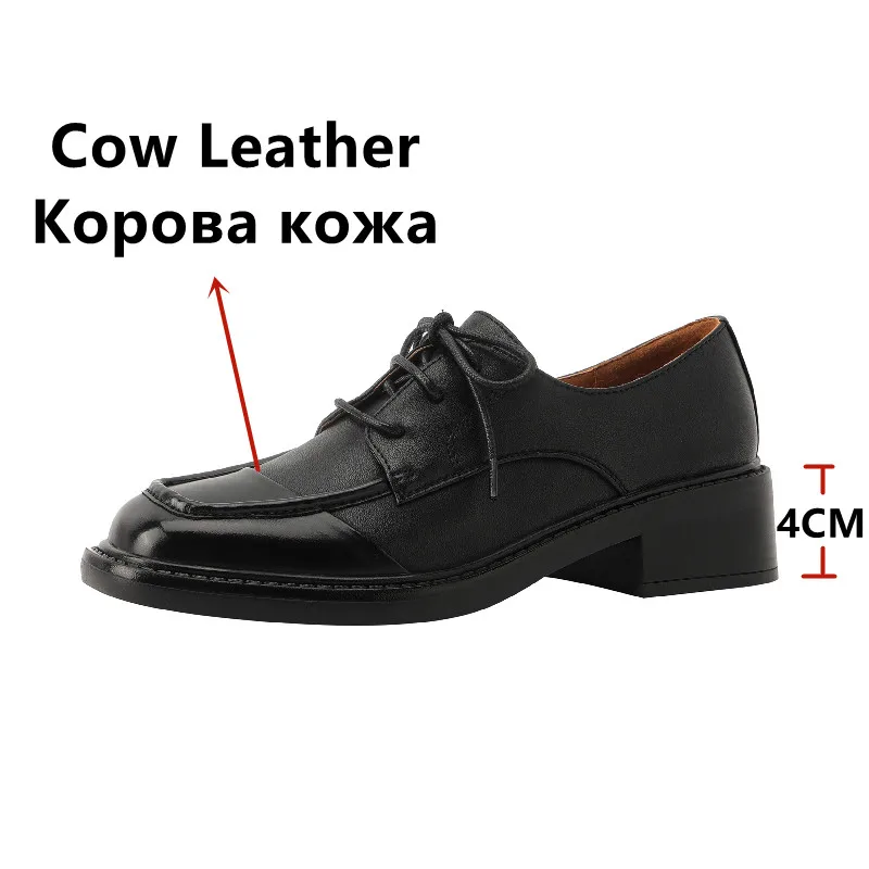 FEDONAS klasyczne Retro mokasyny damskie czółenka wiosna jesień urząd Lady Casual mieszane kolory prawdziwej skóry grube obcasy buty kobieta