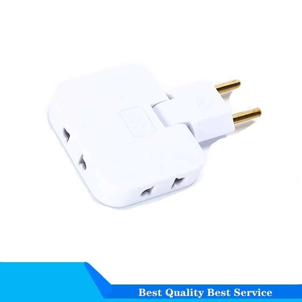 EU Plug 180 Degree Rotatable Socket Converter 3 in 1 US Extension Plug Multi-Plug Mini Slim Wireless Outlet Adapter Sockets