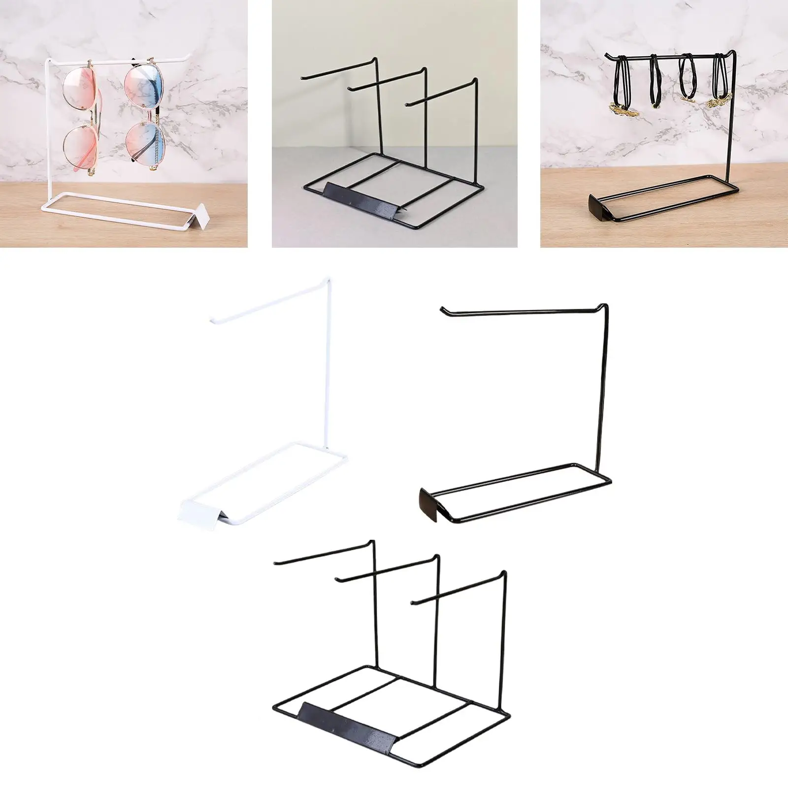 

Tabletop Jewelry Organizer Stand Iron for Pendant Home Decor