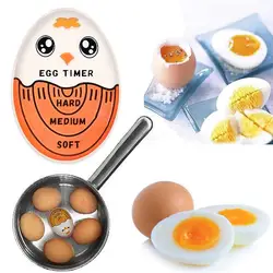 Color Changing Egg Timer Temperature Sensitive Resin Accurate Medium Hard Boiled Egg Mini Indicator Timer Kitchen Gadgets Tools