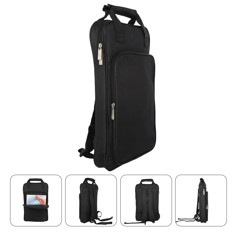 Professional Drumstick Storage Bag Oxford Cloth Drum Stick Backpack Large Capacity Multifunction Holder Drumstick Bag