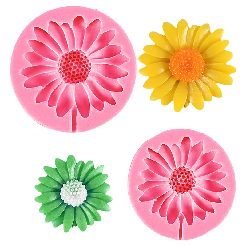 @* Flower Silicone Mold DIY Jewelry Casting 3D Flower Shape Epoxy Resin Mold  Soap Making Craft Candle Mould Home Decor