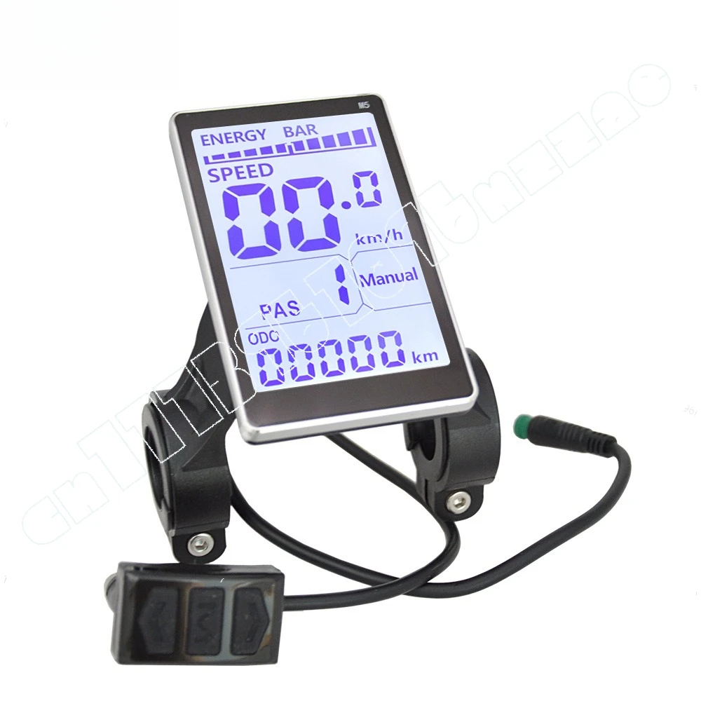 

Electric Bicycle Vertical Screen LCD Liquid Crystal Speed Meter Mountain Bike Scooter Smart M5 Meter Waterproof Head
