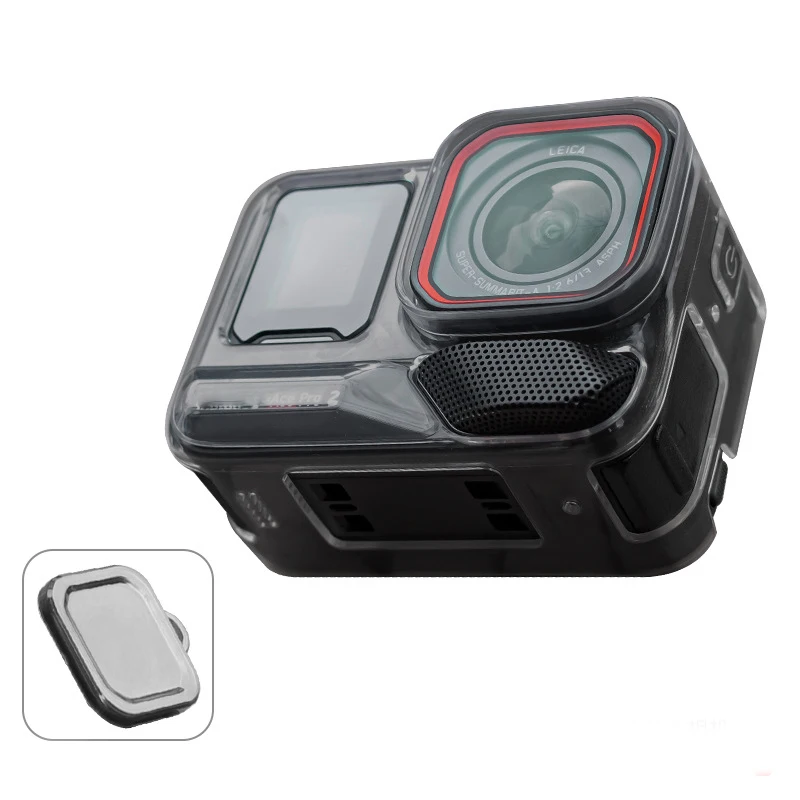 

Case For Insta360 Ace Pro 2 Action, TPU Protective Cover Body Case with Lens Cap Anti-Scratch Case Camera Protective Accessories