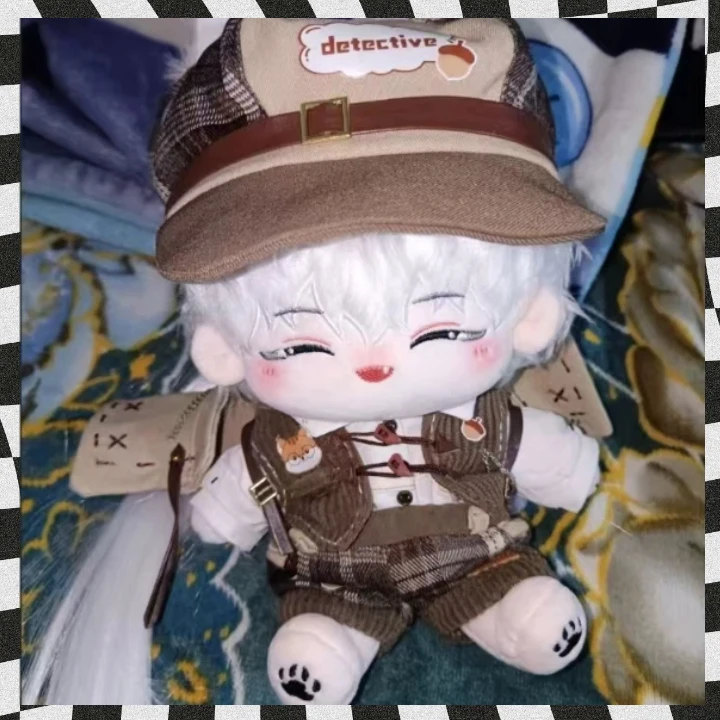 

20 см плюшевые оригинальные милые уши зверя, длинные волосы, плюшевое тело, милый реквизит без атрибутов, Kpop, нарядная хлопковая кукла, косплей, рождественский подарок