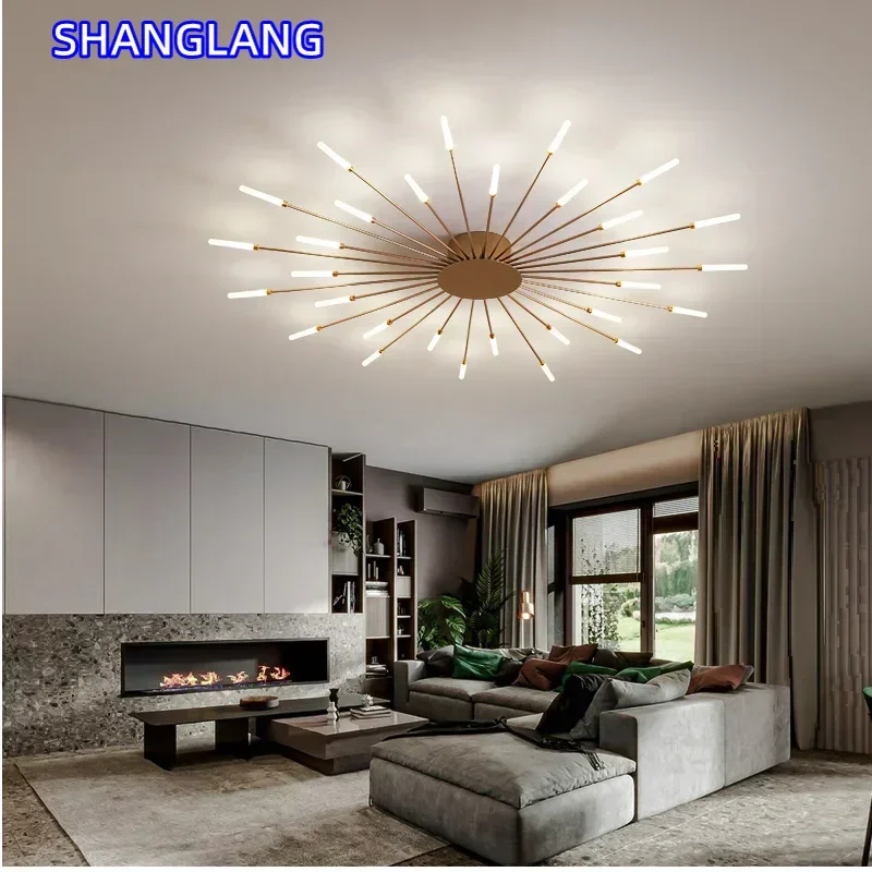 Modern LED Ceiling Lamp Luxury Household Living Dining Room Chandelier Home Decor Bedroom Pendant Light Kitchen Lustres Fixtures