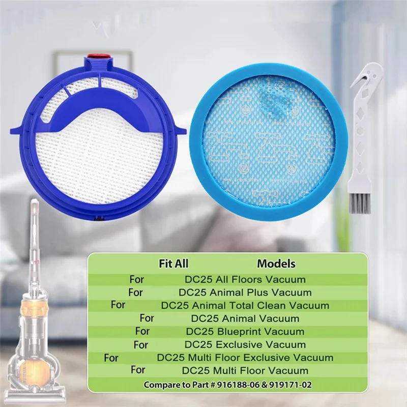 L65A DC24 Rear Filter Screens for DYSON DC24 Vacuum Cleaner Accessories HEPA Filter Screen Elements Cotton Motor Filter