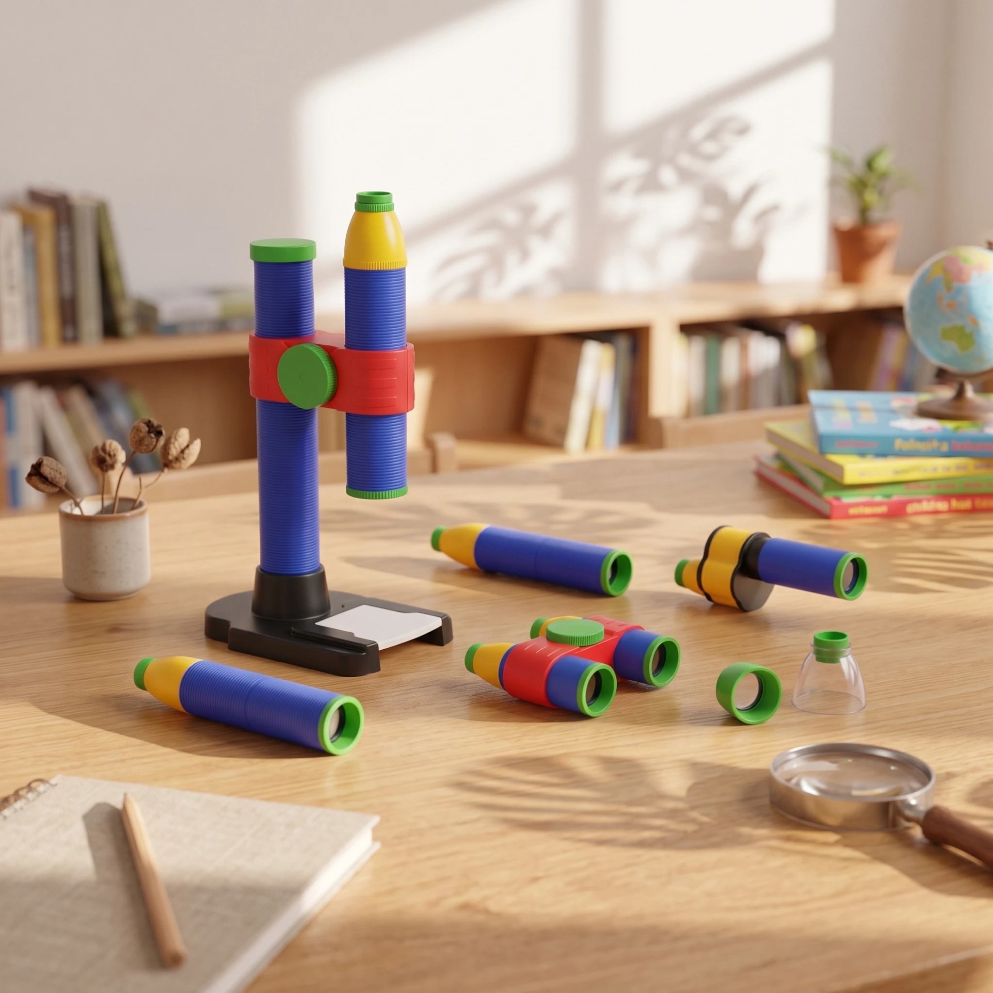 光学組み立てキット-モジュール式科学探検キット-stem学習玩具-子供、教室、幼稚園向け実験玩具