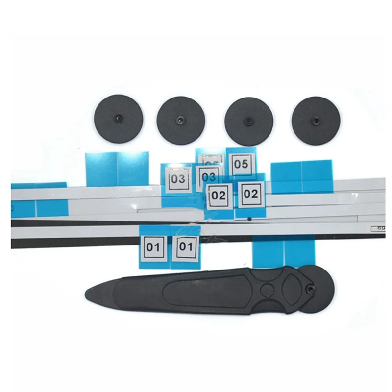 AS95-2X display lcd tiras adesivas fita abertura roda lidar com kit de ferramentas para imac a1418 a1719 21 Polegada