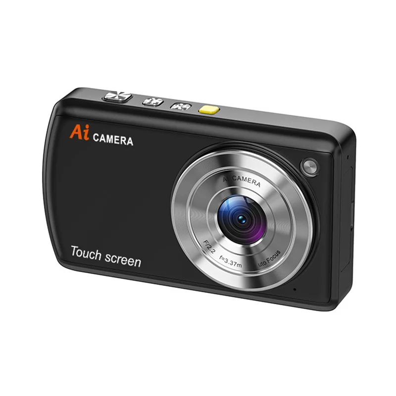 

AT82-Digital Camera AI Selfie Beauty Camera HD 3.6-Inch IPS Touchscreen Wifi 8GB 1300W Front And Rear Lenses