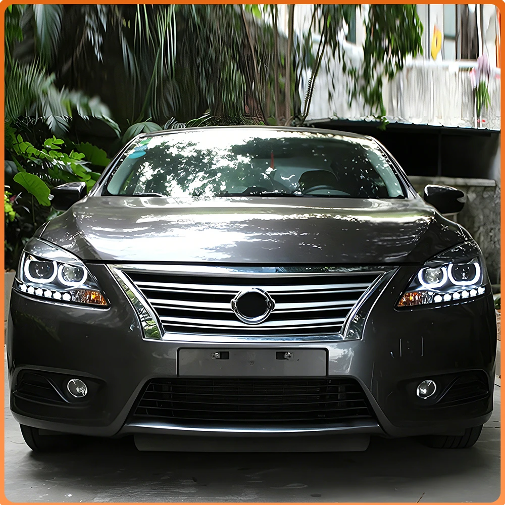 

Светодиодные фары с проекционными линзами для Nissan Sylphy 2012-2015, комплект для модернизации передних фар, установка Plug and Play, аксессуары и инструменты.