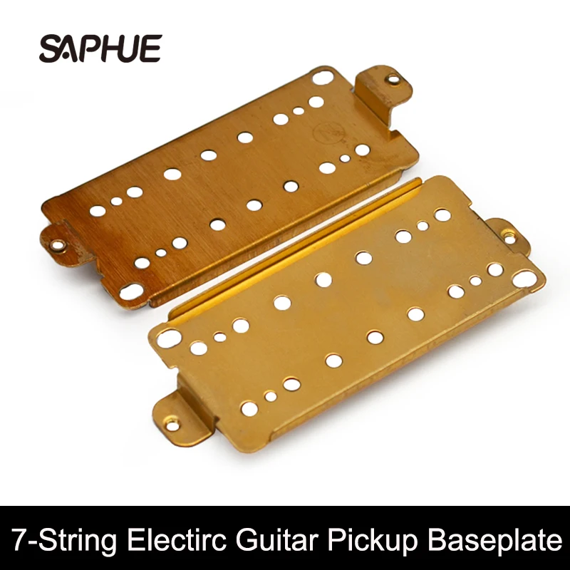 10Pcs Brass Baseplate for 7 String Dual Coil Pickup Brass Humbucker Baseplate 58/62MM Pickup Baseplate Pickup Parts