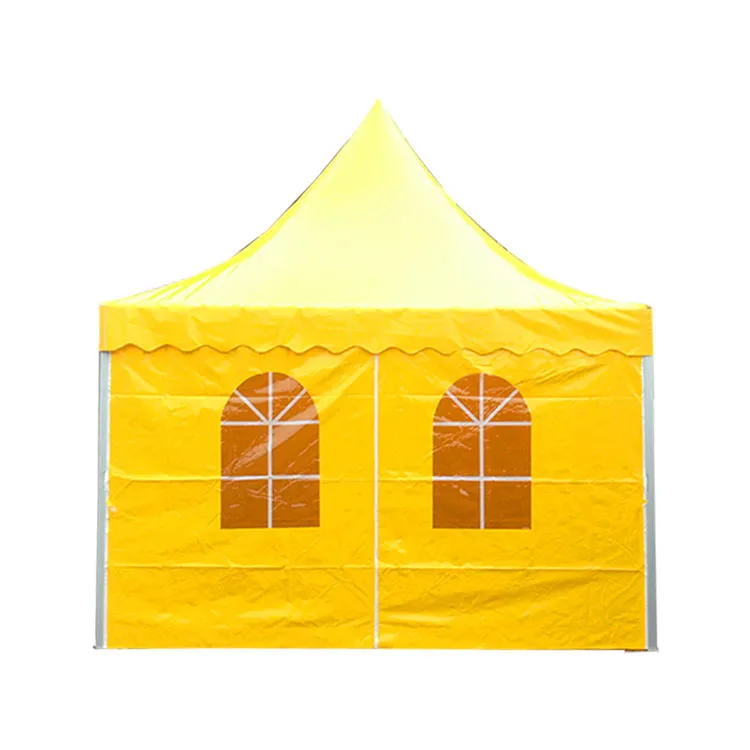 

3X3 4X4 5X5 10X10 Outdoor Canvas Hexagon Gazebo Wedding Tent with Double-Sided PVC Coated Fabric Steel Frame Custom Color