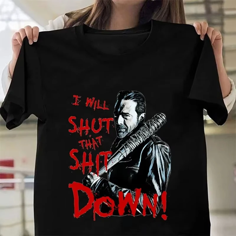 Nowa koszulka The Walking Dead, letnia, przewiewna, z krótkim rękawem, unisex, modna, luźna koszulka.