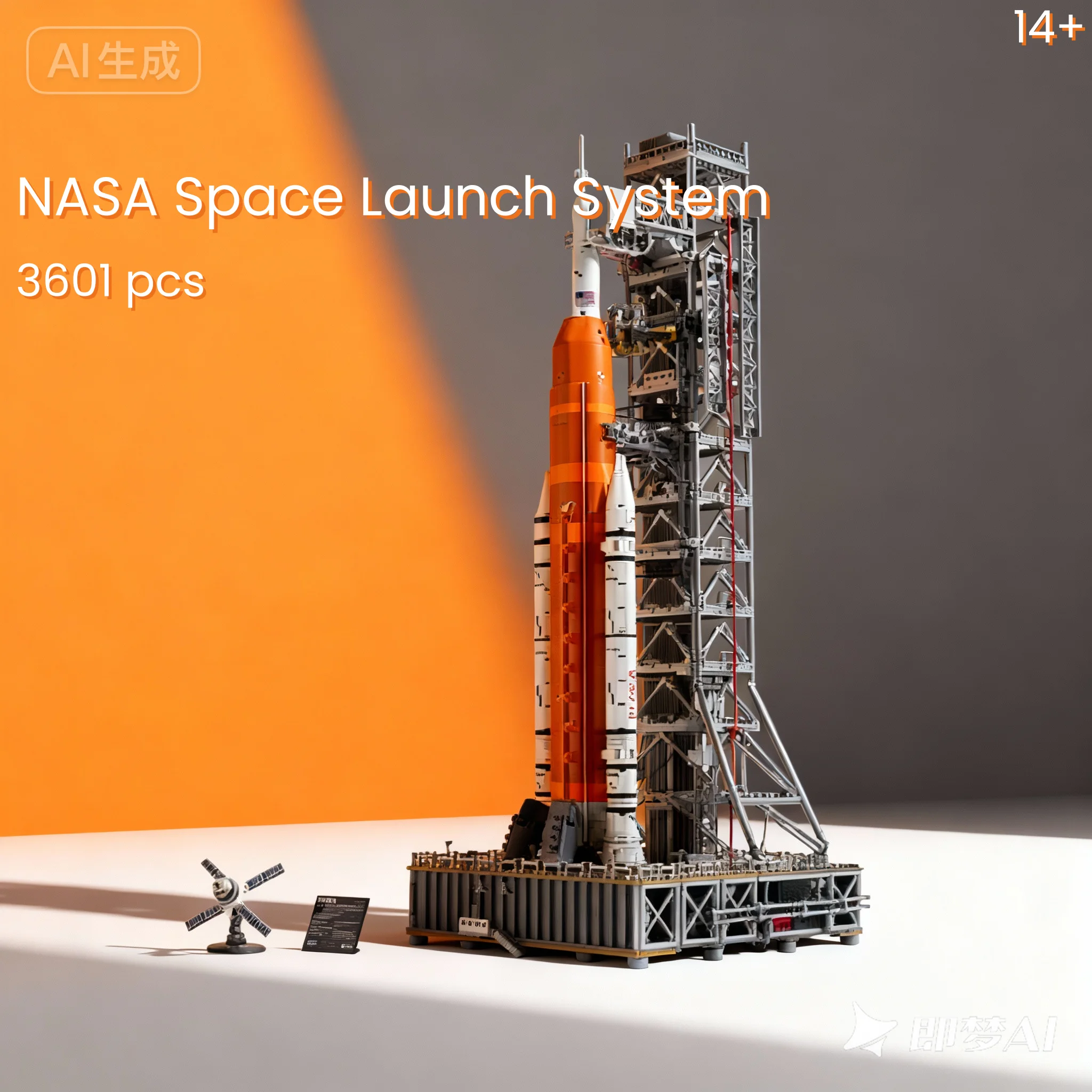 

NEW 3601pcs Artemis Space Launch System Building Blocks MOC 10341 Rocket Spacecraft Model Ornaments for Birthday Christmas Gifts